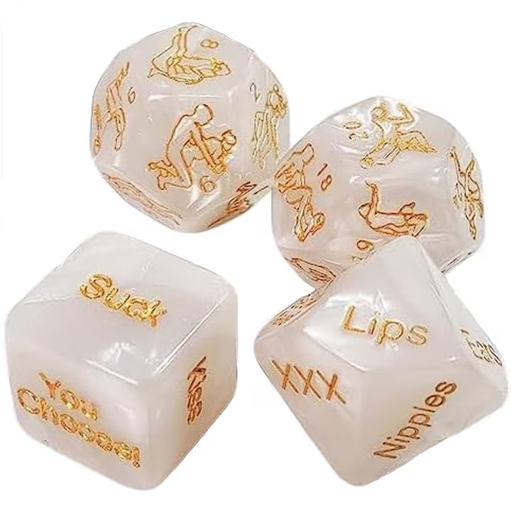 Jeu de 4 dés Coquins — Actions & Positions de Kamasutra