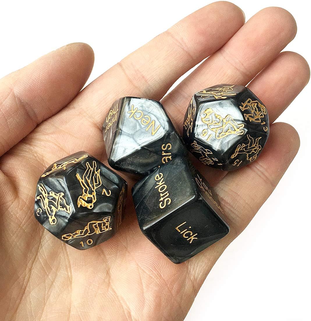 Jeu de 4 dés Coquins — Actions & Positions de Kamasutra