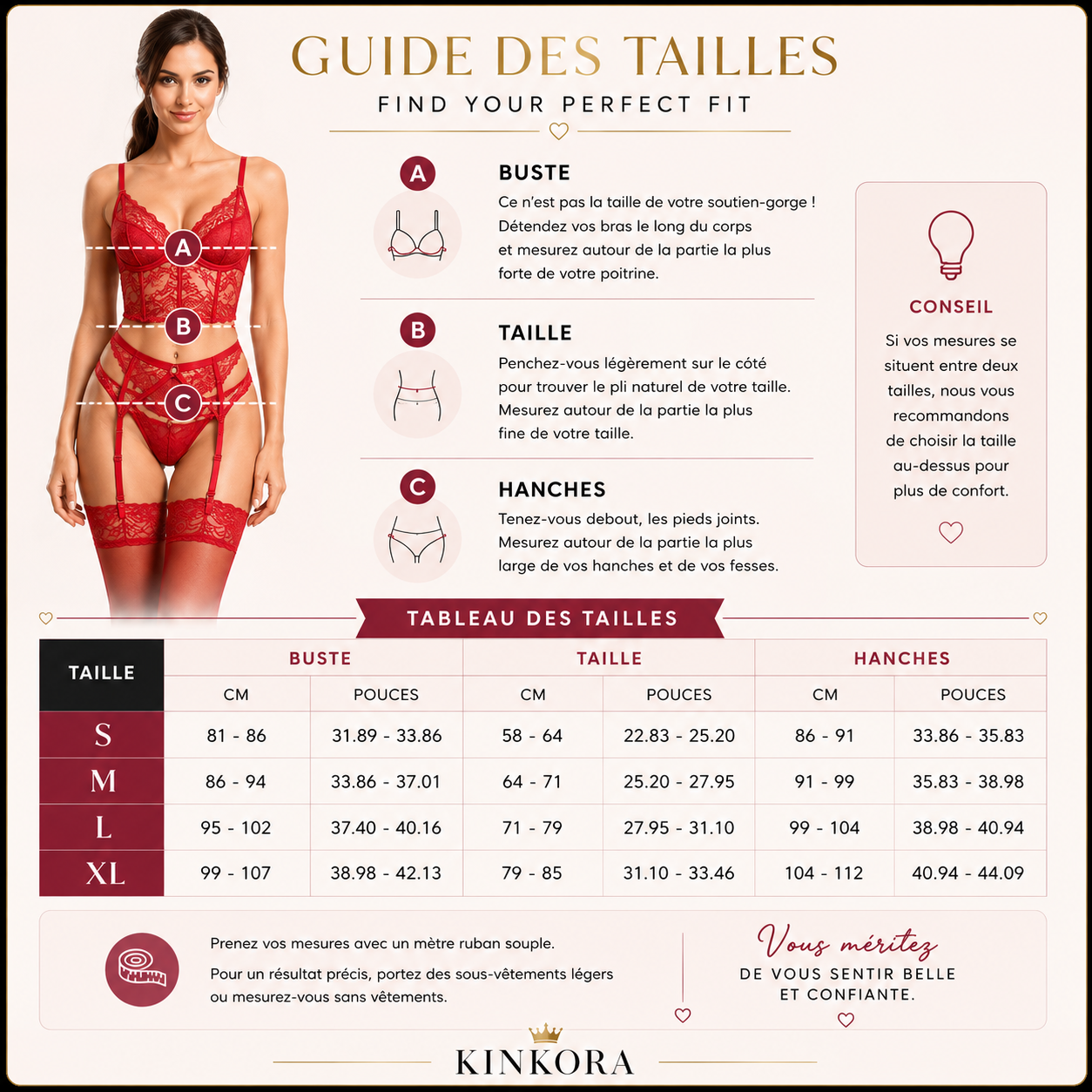 Ensemble Dentelle Sexy — Soutien-gorge, String & Jarretelles