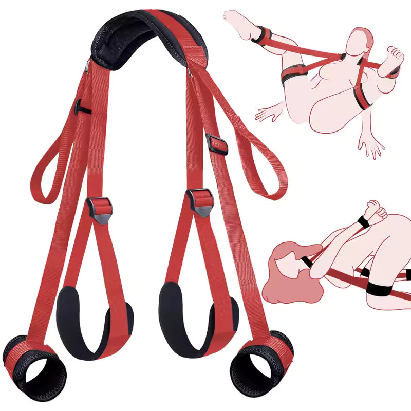 Kit BDSM réglable — Sangles Nylon Renforcé