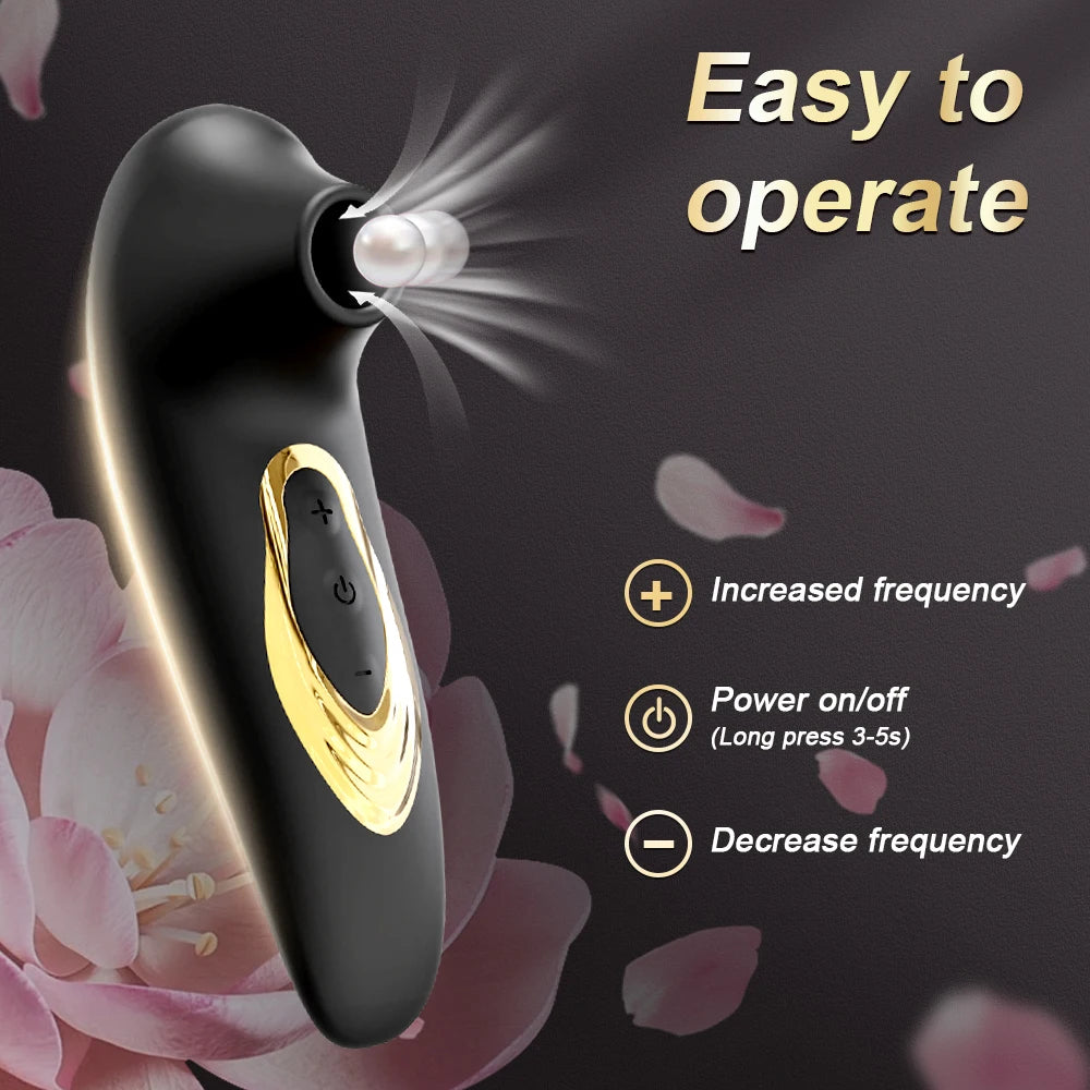 Stimulateur Clitoridien à Succion Puissante — Vibrant & rechargeable