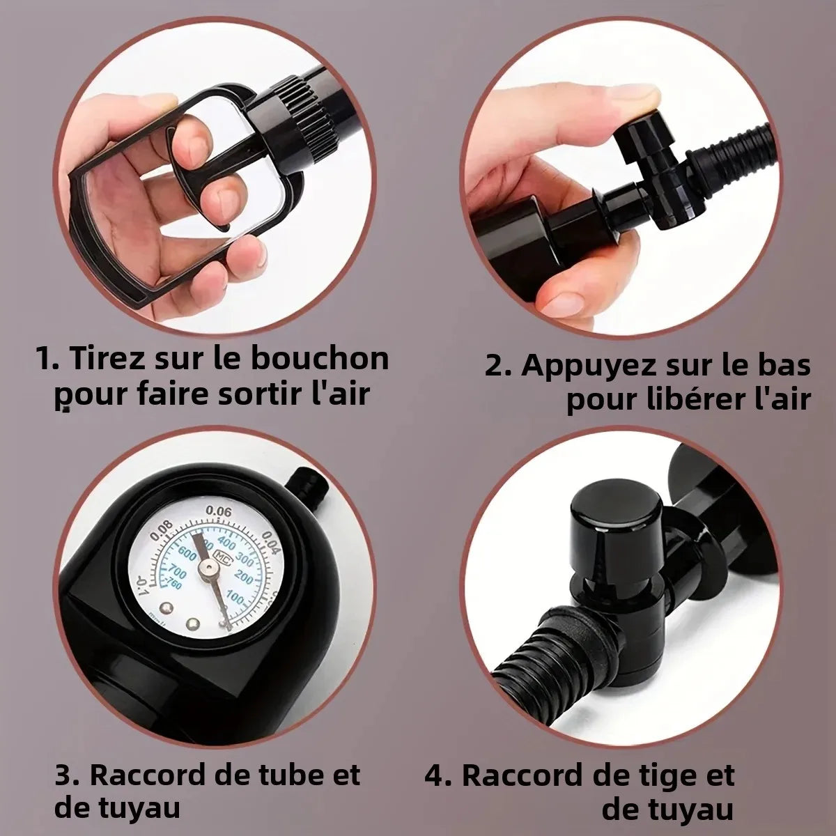 Pompe Pénienne Manuelle — Succion Puissante & Élargissement
