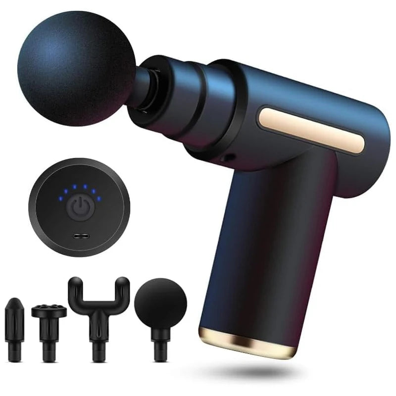 Mini Pistolet de Massage à Percussion — Relaxation Profonde 3200 RPM