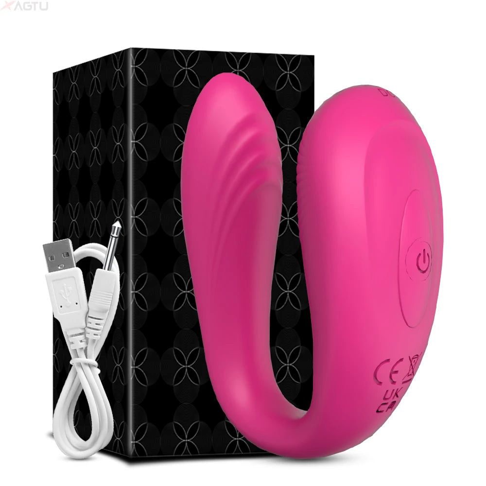 Vibrateur connecté double stimulation – Point G, clitoris et 10 modes