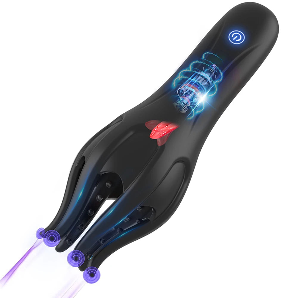 Trainer Masculin Vibrant — Stimulateur Gland Rechargeable & Waterproof