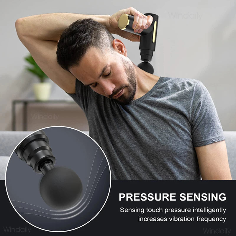 Mini Pistolet de Massage à Percussion — Relaxation Profonde 3200 RPM