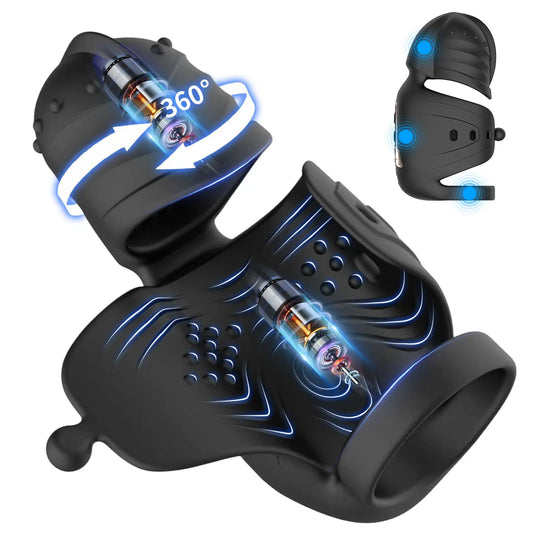 Masturbateur 3-en-1 (2026) — Rotation 360° Vibrations & APP