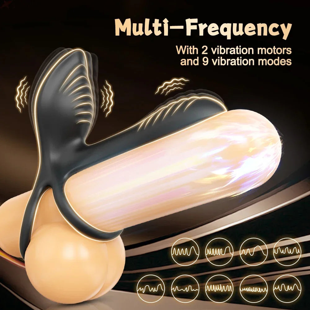 Anneau vibrant connecté — Double stimulation & Point G