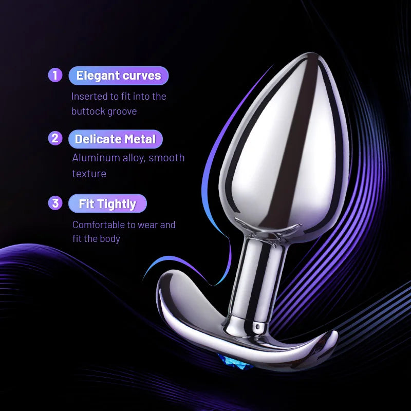 Plug Anal en Métal Premium — Classique & Ergonomique
