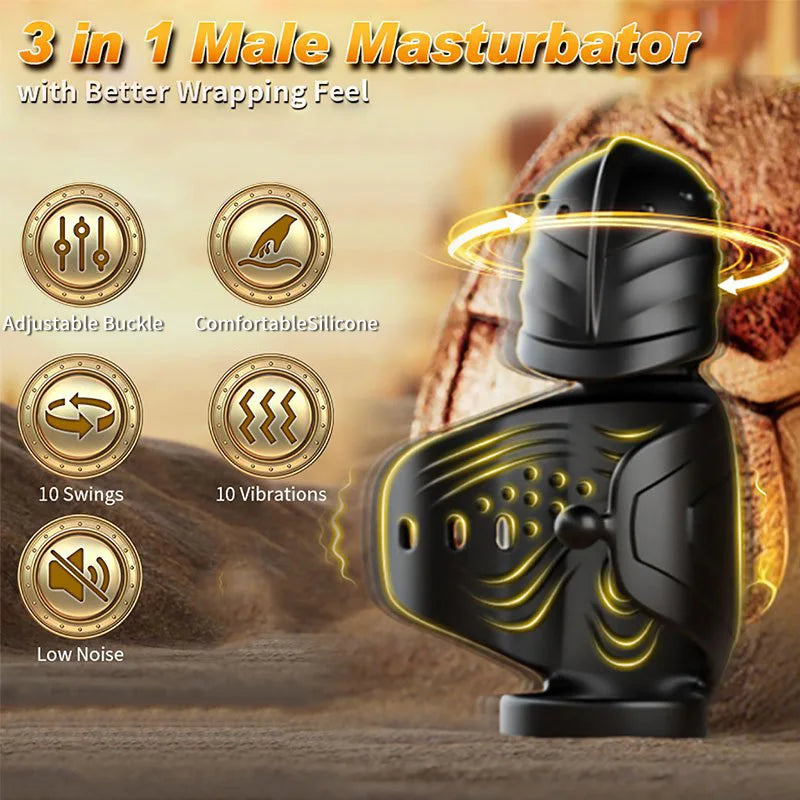 Masturbateur 3-en-1 (2026) — Rotation 360° Vibrations & APP