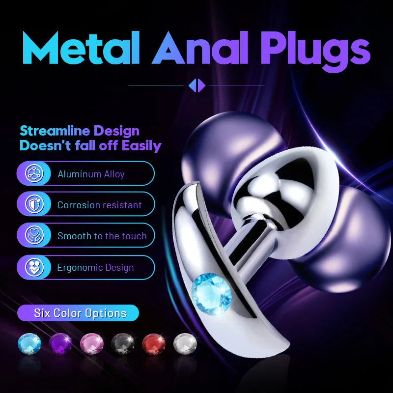 Plug Anal en Métal Premium — Classique & Ergonomique