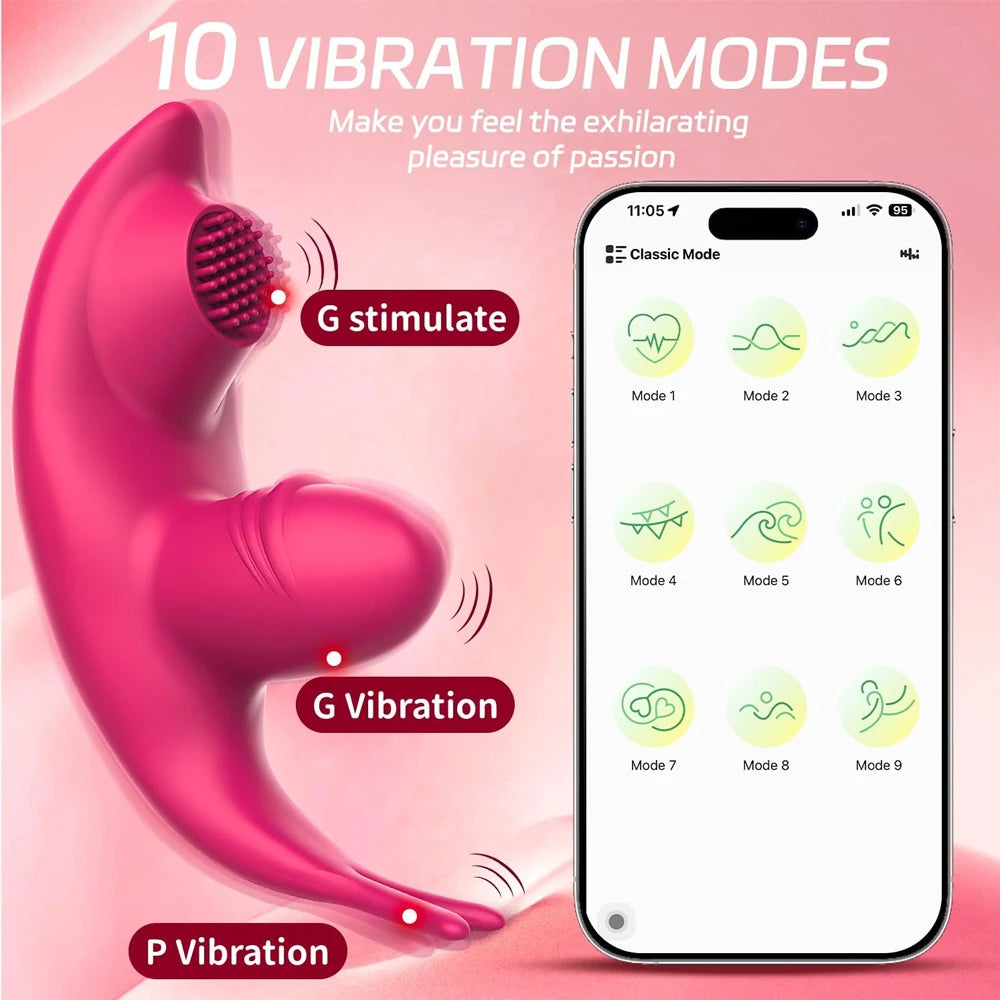Vibromasseur Bluetooth discret — Stimulateur Point G