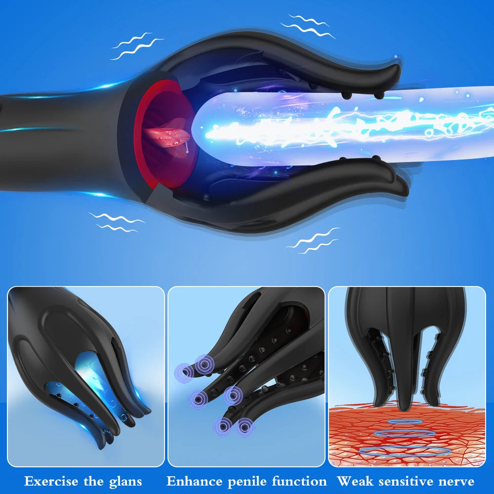 Trainer Masculin Vibrant — Stimulateur Gland Rechargeable & Waterproof