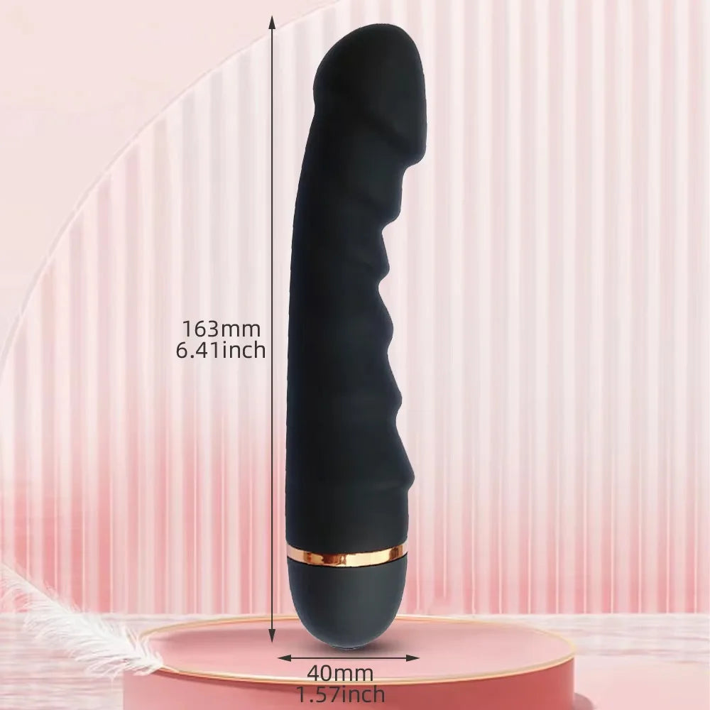 Gode Vibrant Point G — Pénétration & 20 Modes Vibrations Puissantes