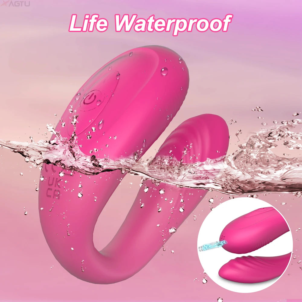 Vibrateur connecté double stimulation – Point G, clitoris et 10 modes