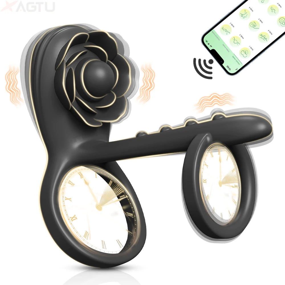 Anneau vibrant connecté — Double stimulation & Point G