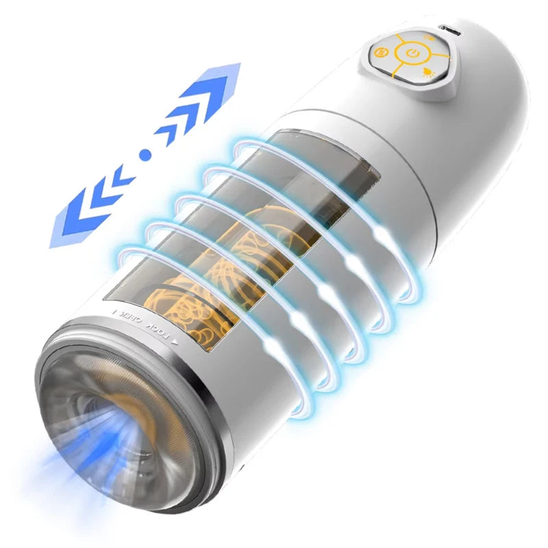Masturbateur Automatique — Va-et-vient, Rotation & 10 Modes