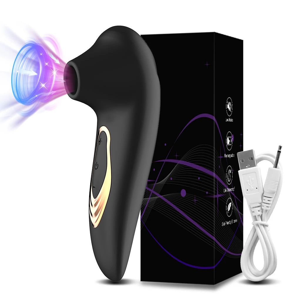 Stimulateur Clitoridien à Succion Puissante — Vibrant & rechargeable