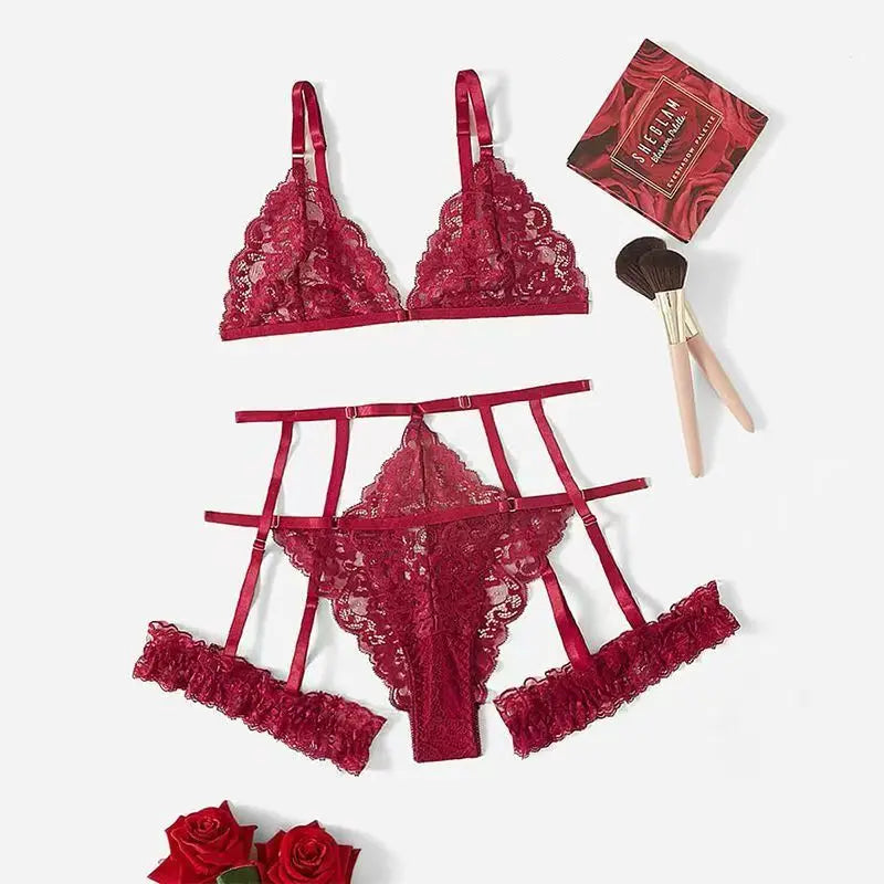 Ensemble Hot en dentelle — Babydoll sexy & string assorti
