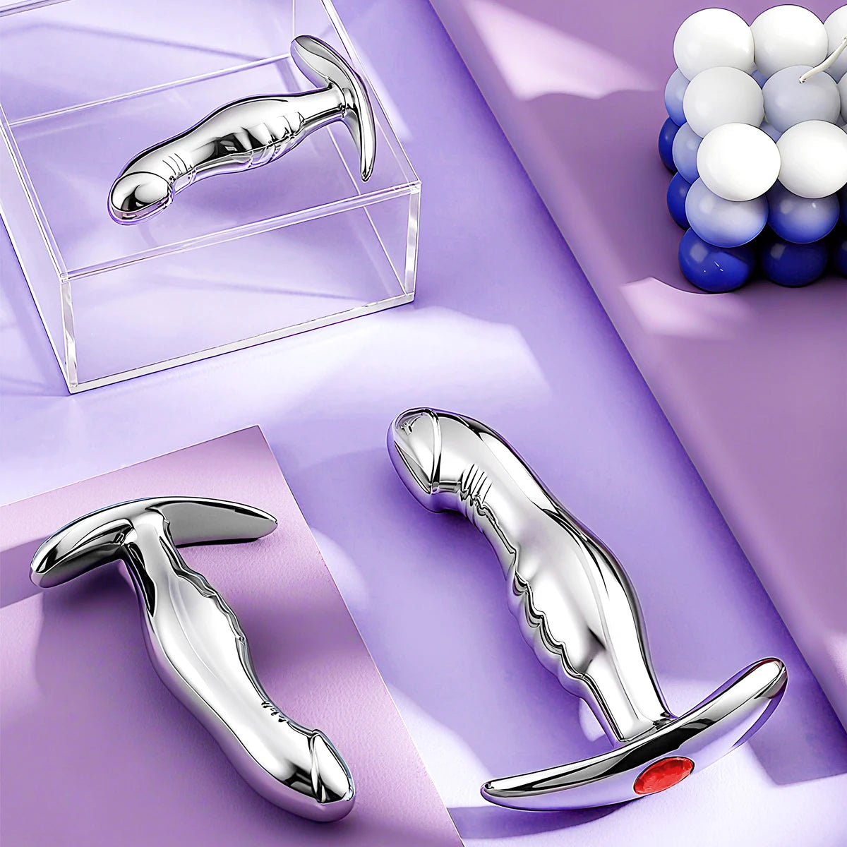 Plug Prostatique/Point G — Métal & Stimulation Ciblée