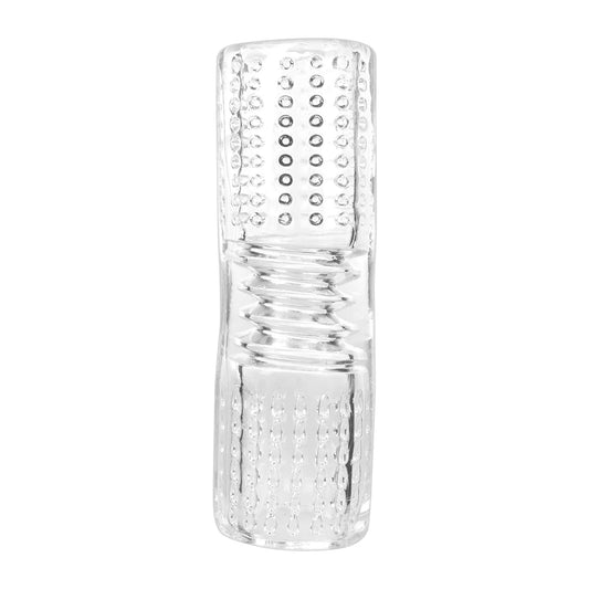 Masturbateur Homme Transparent — Silicone Médical & Reliefs Stimulants