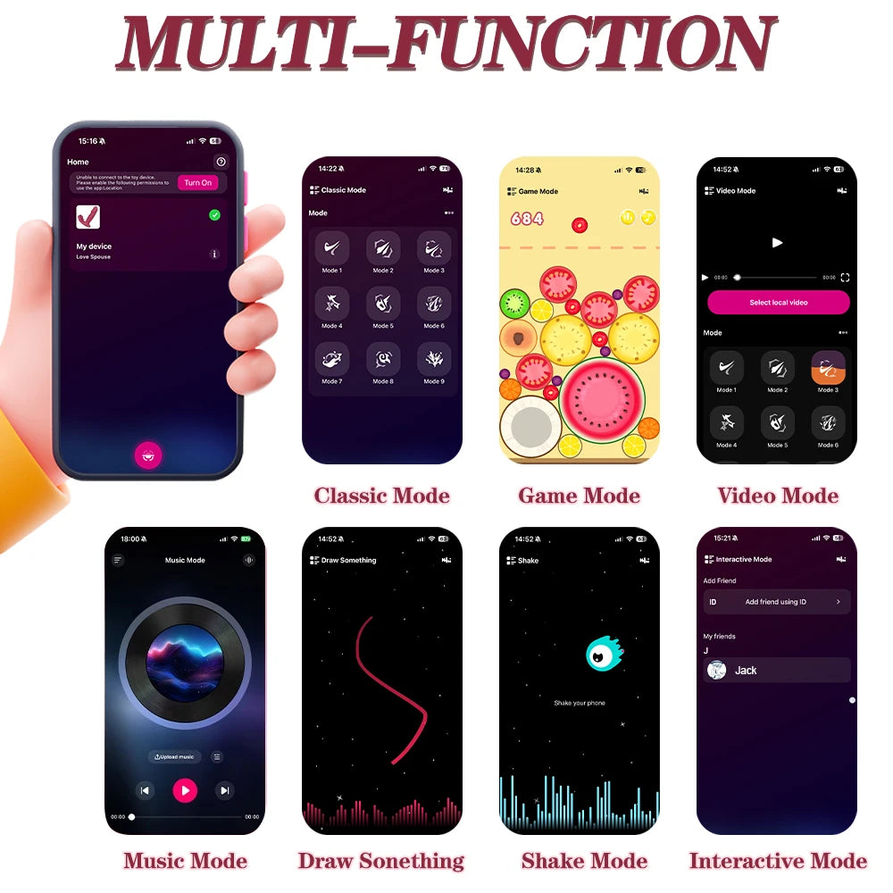 Anneau vibrant connecté — Double stimulation & Point G