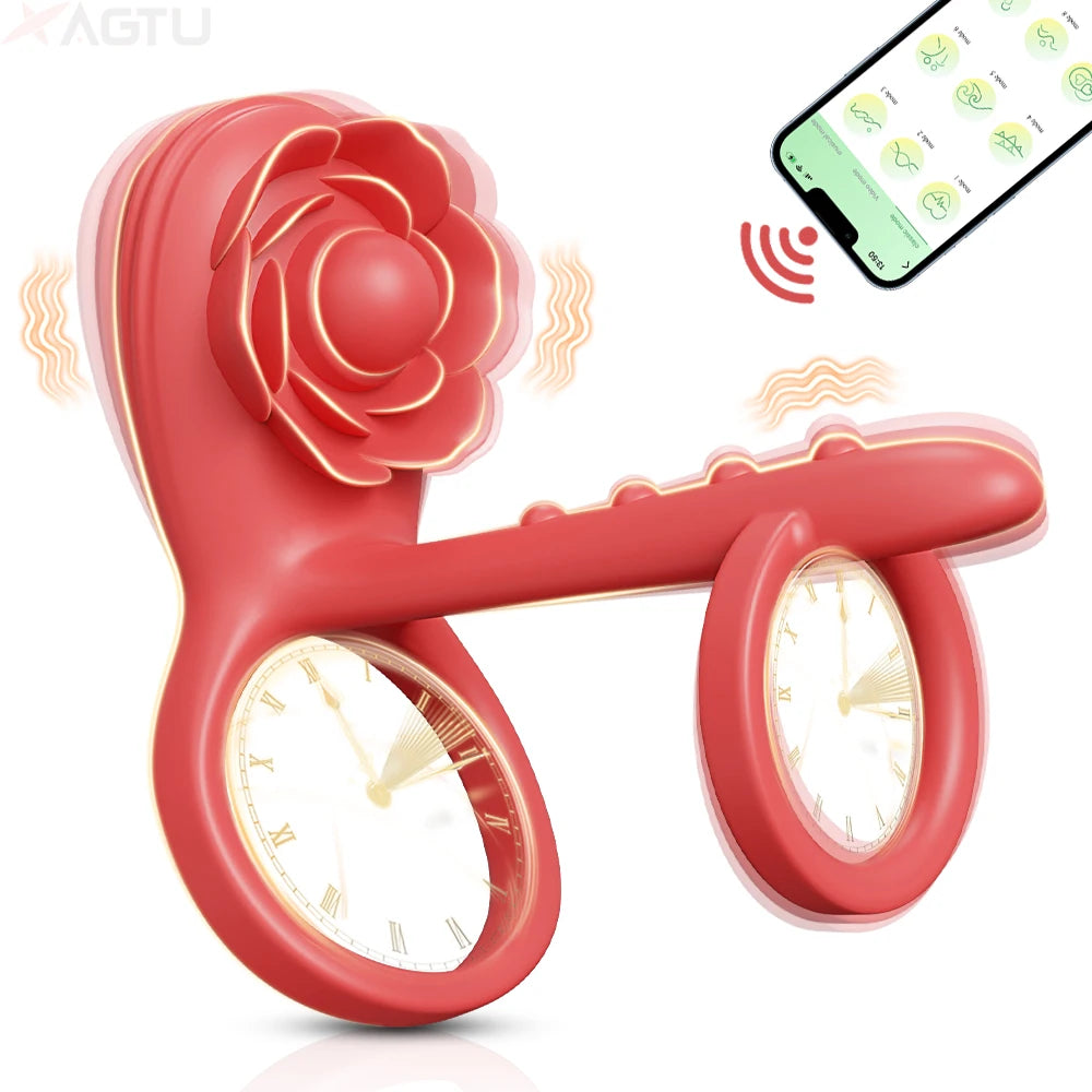 Anneau vibrant connecté — Double stimulation & Point G