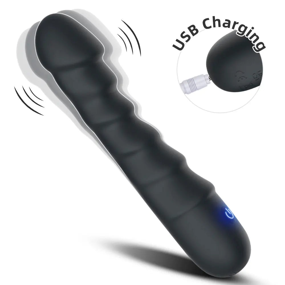 Gode Vibrant Point G — Pénétration & 20 Modes Vibrations Puissantes
