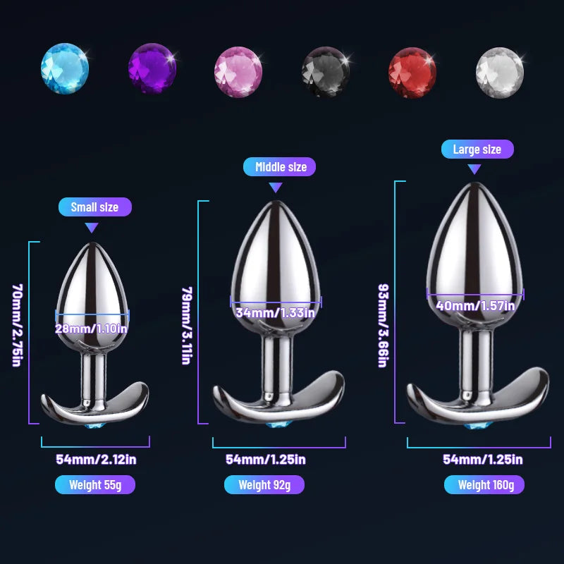 Plug Anal en Métal Premium — Classique & Ergonomique